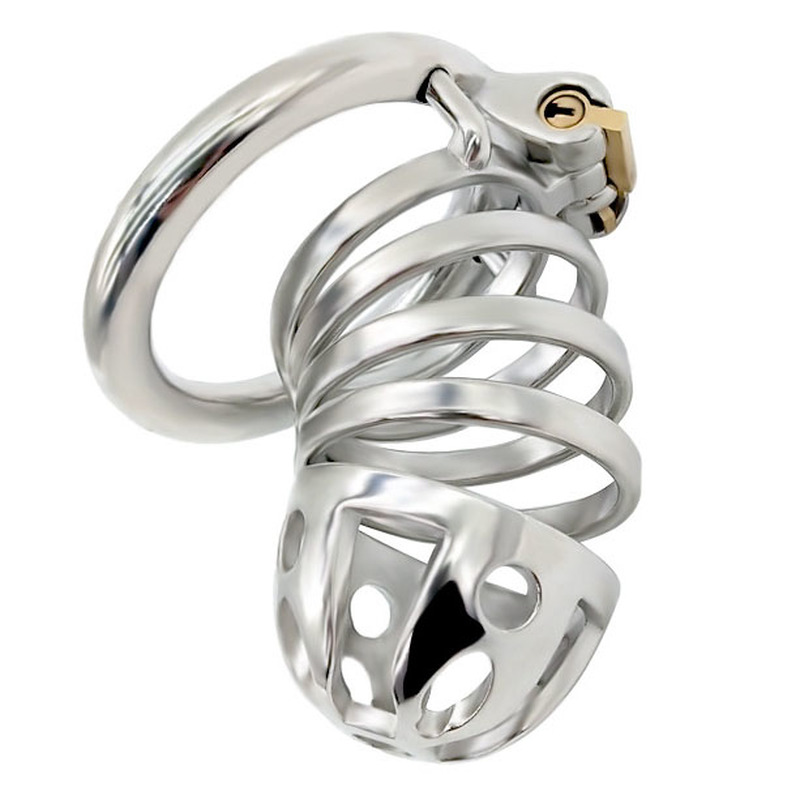 Captus Stainless Steel Locking Chastity Cage