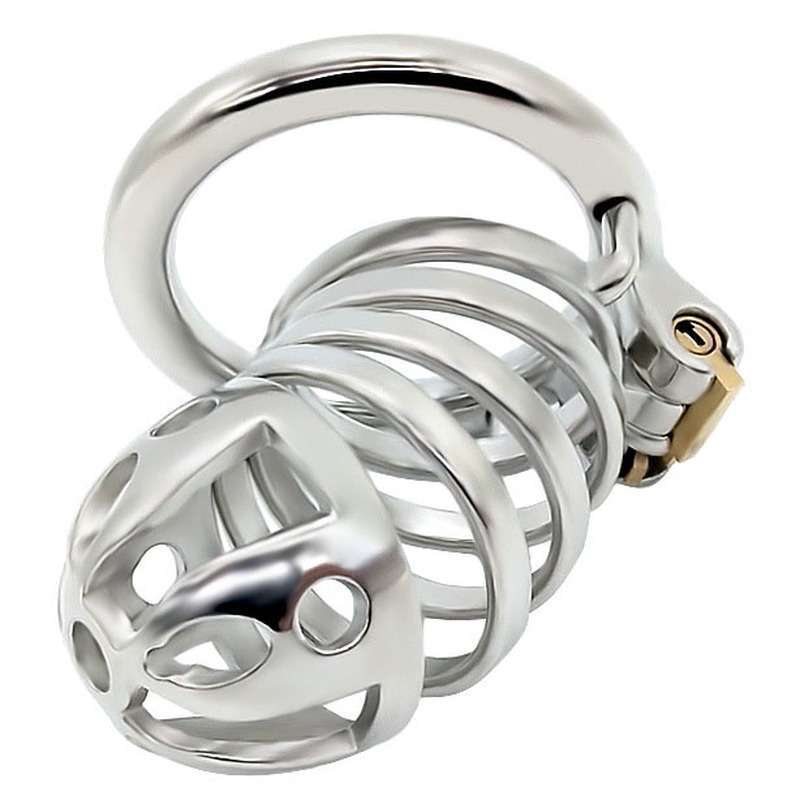 Captus Stainless Steel Locking Chastity Cage