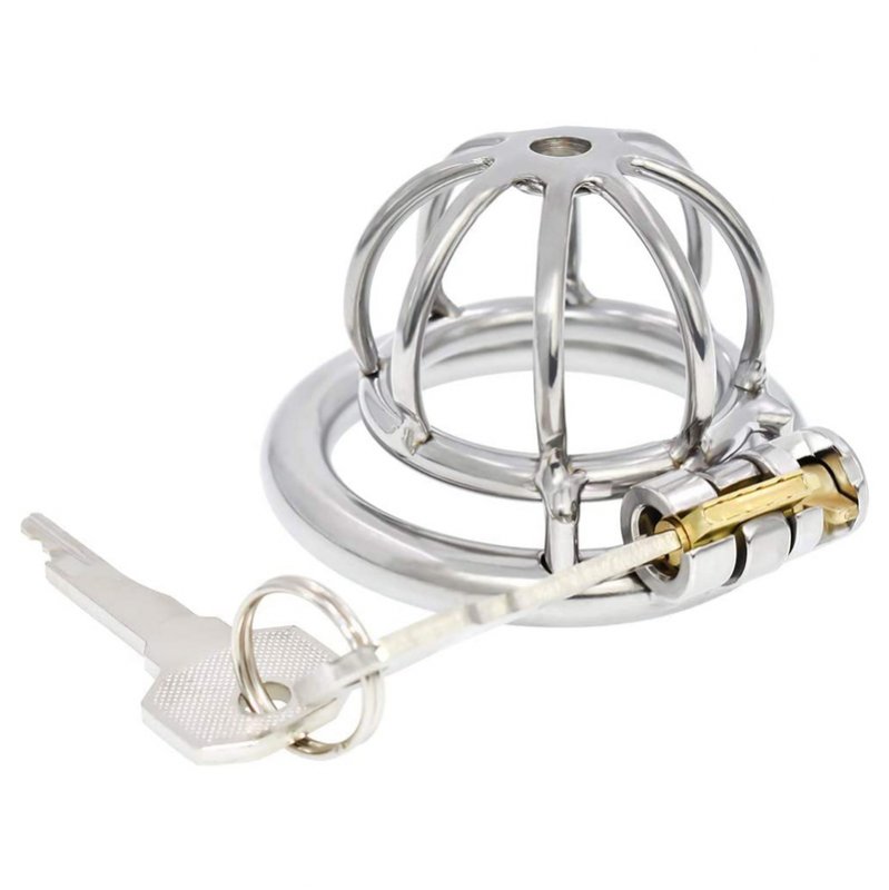 The Pen Deluxe Stainless Steel Locking Chastity Cage