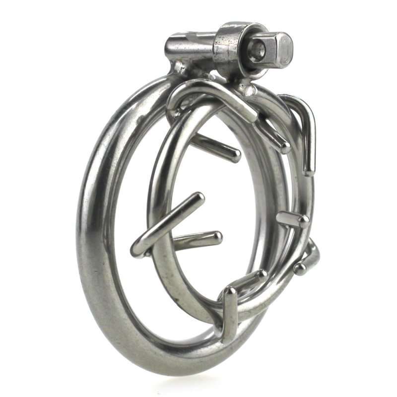 Stainless Steel Crown of Thorns Chastity Device