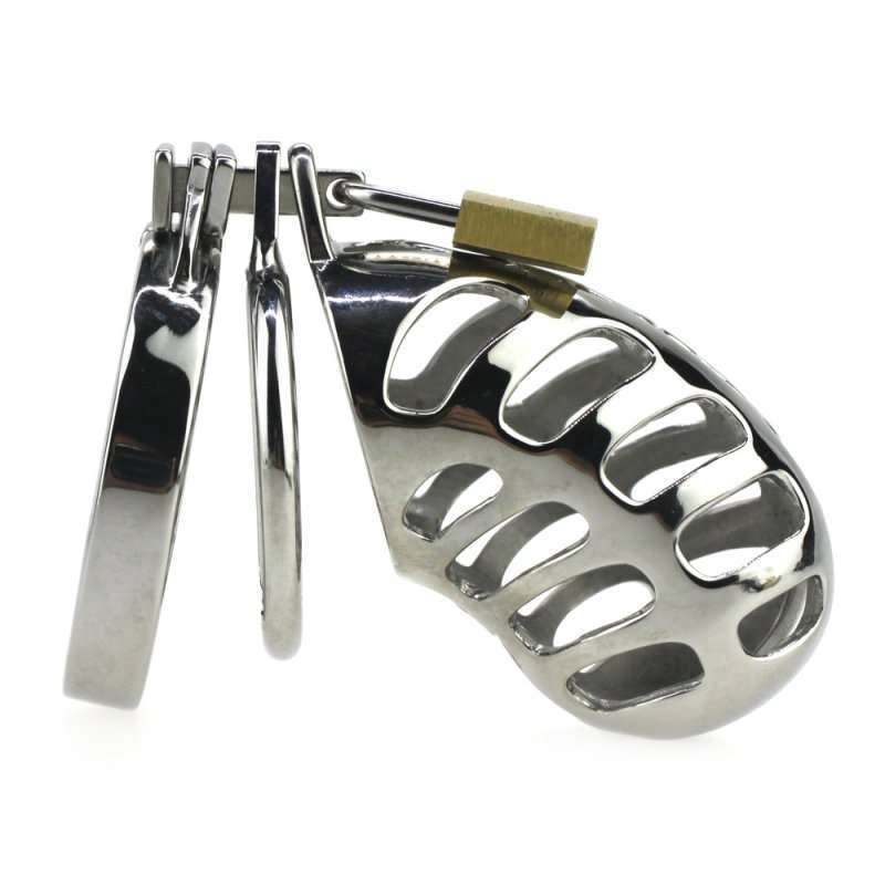 Male Chastity Device Lock Stainless Steel Cock Cage