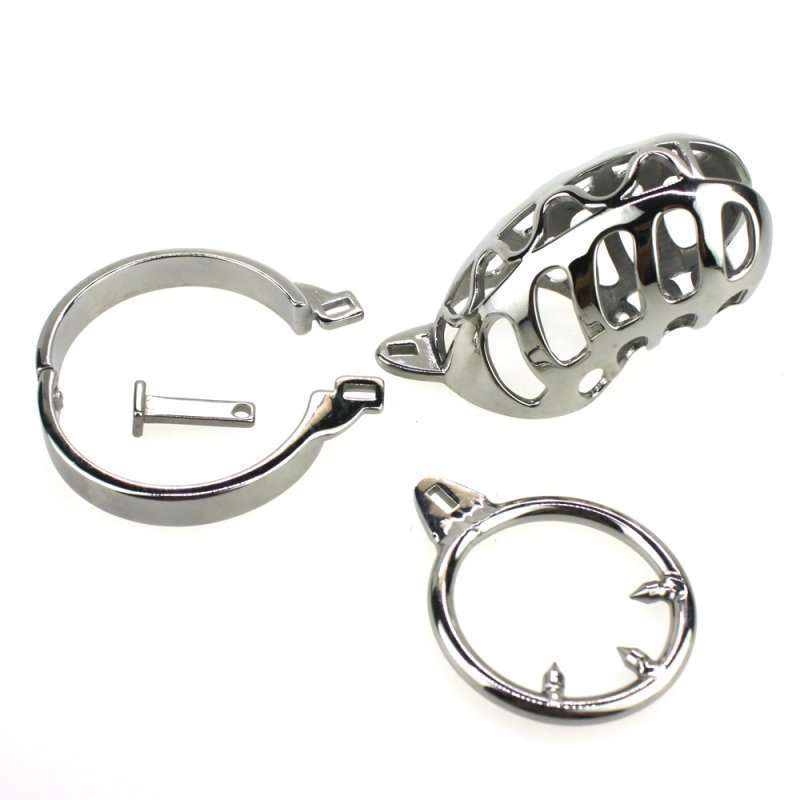 Male Chastity Device Lock Stainless Steel Cock Cage