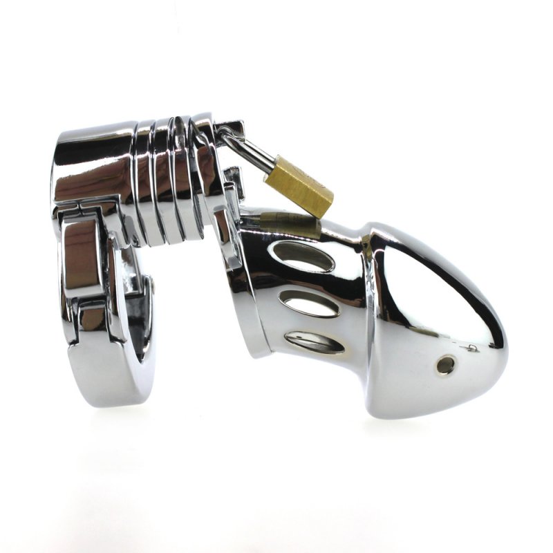 Male Chastity Device Adjustable 5 Size Ring