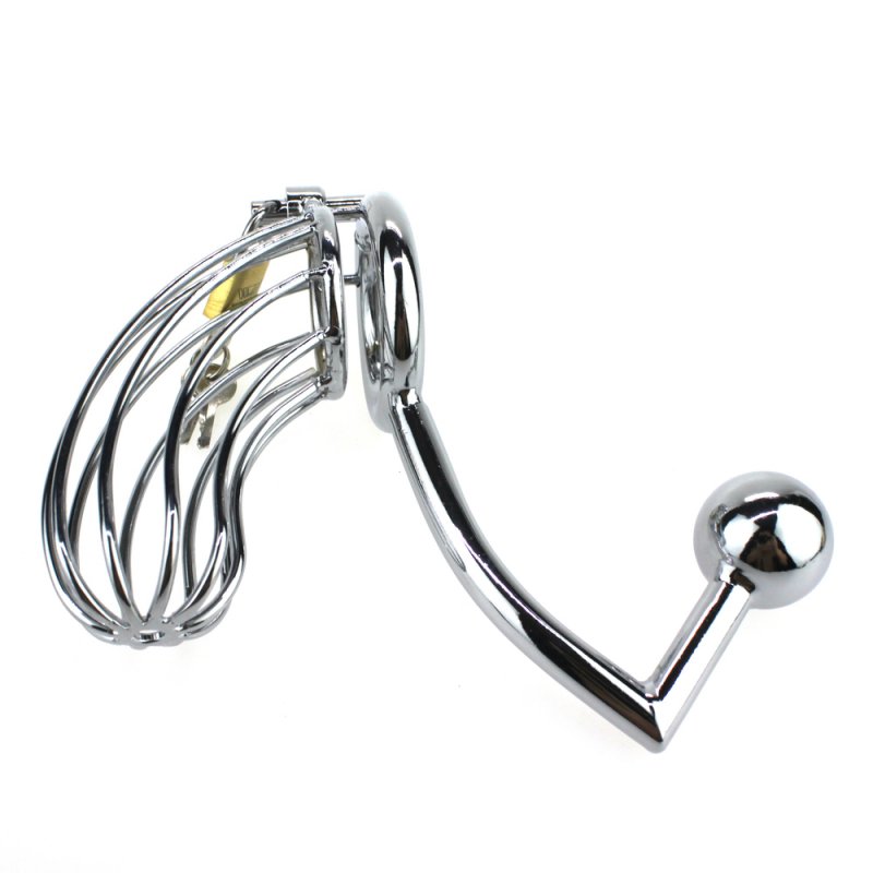 The Bird Cage Chastity Device With Anal Intruder