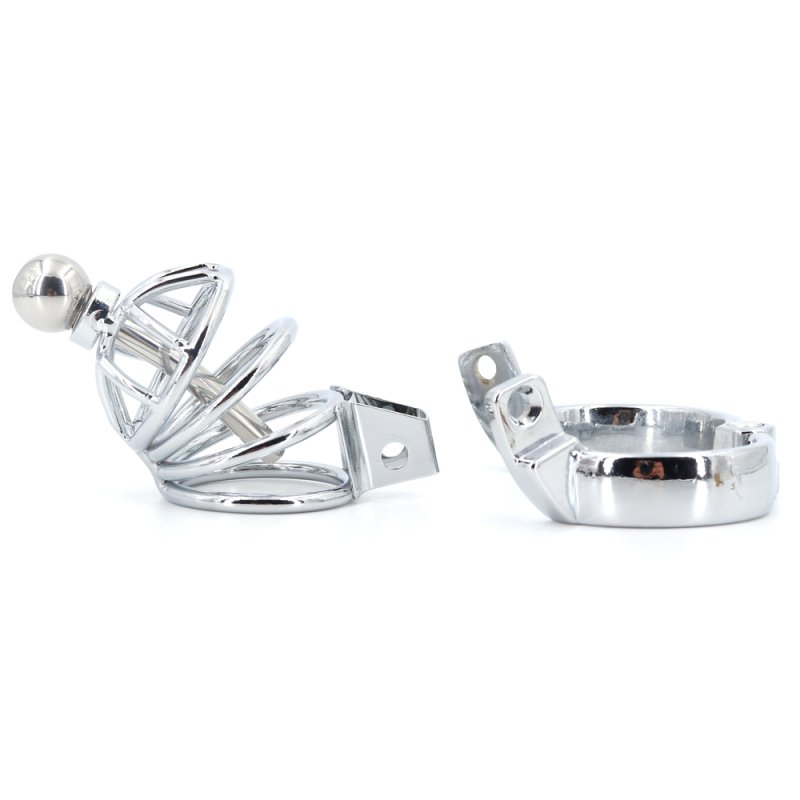 Master Series Asylum 4 Stainless Steel Chastity Cage