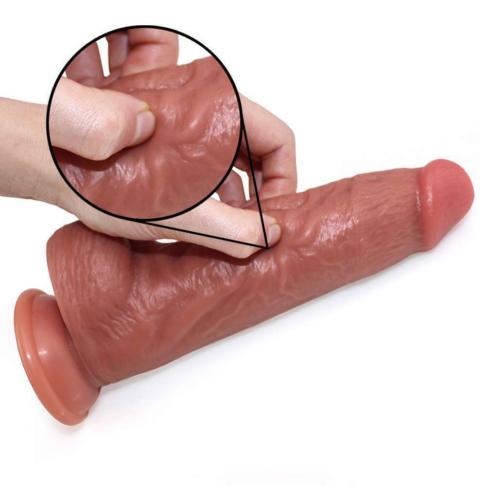 9 inch Double layer liquid silicone dildo