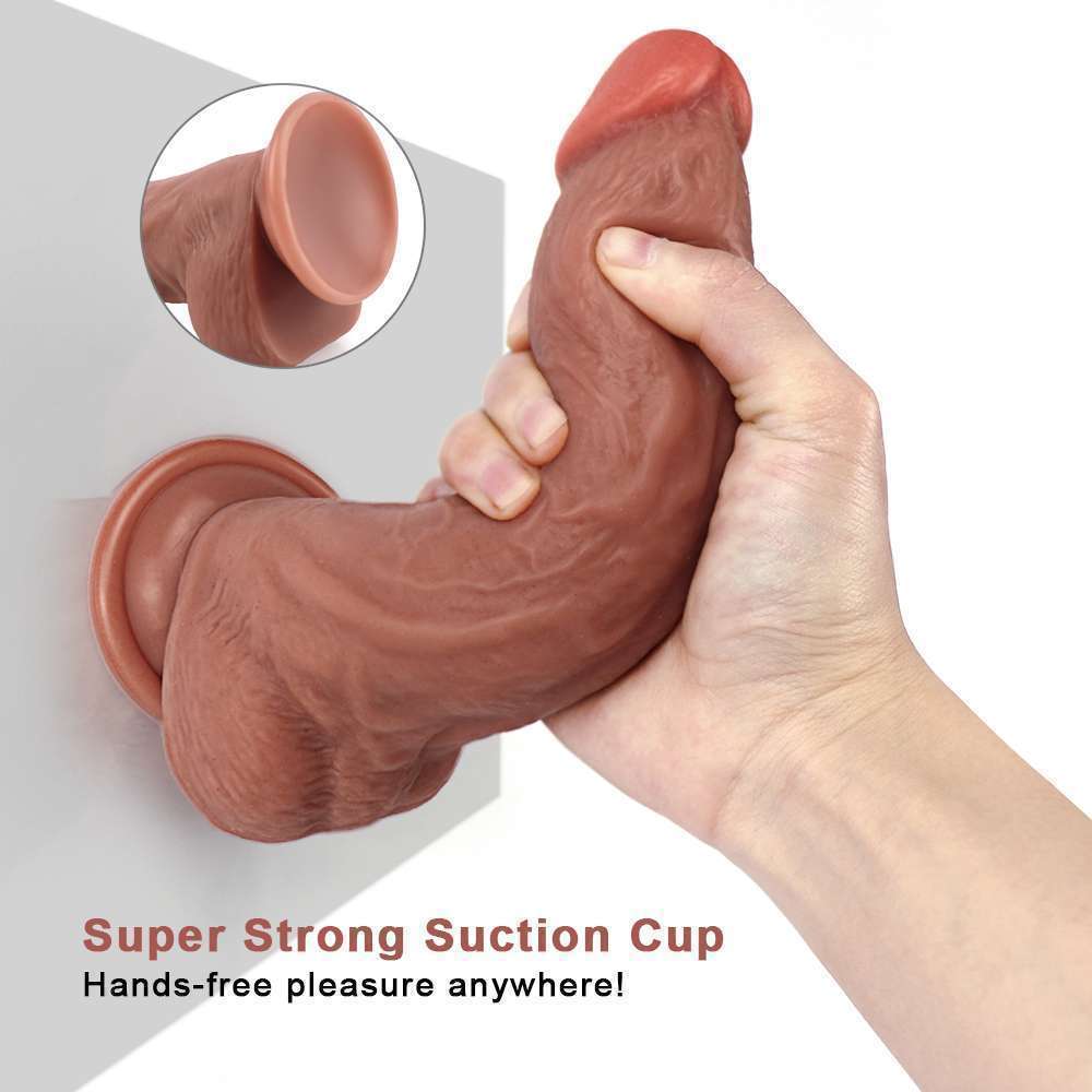 9 inch Double layer liquid silicone dildo