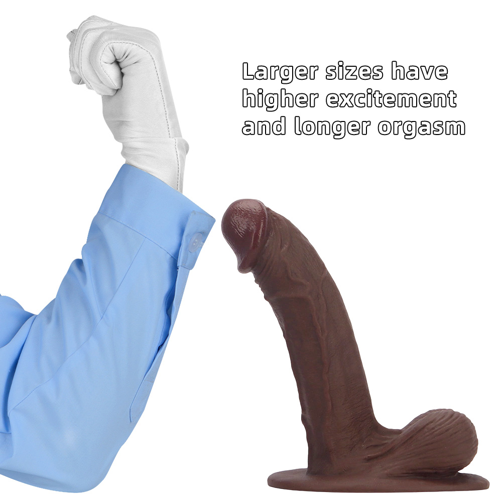 9.05 in / 23 cm silicone dildo