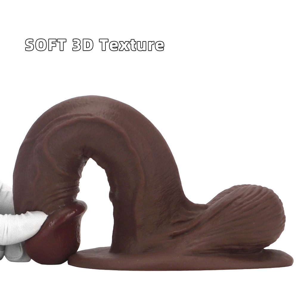 9.05 in / 23 cm silicone dildo
