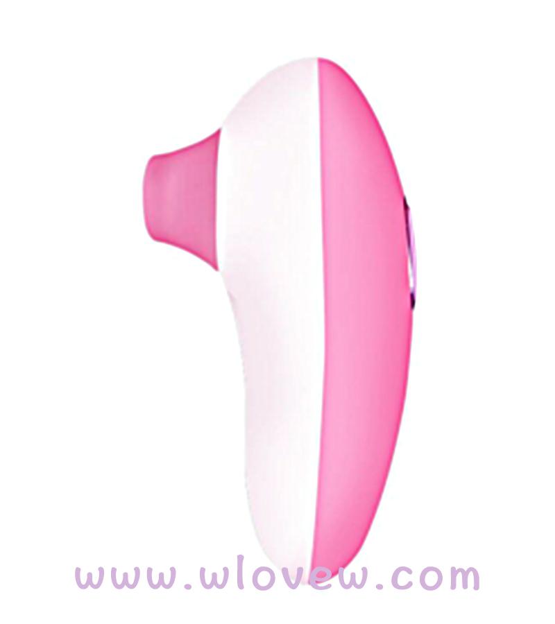 Breast sucking massage, vibrating clitoris stimulation, female silicone Masturbator (Pink)