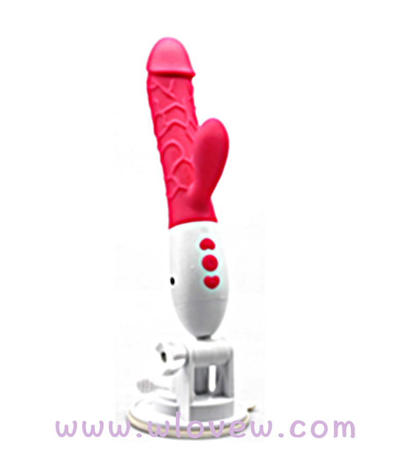 New men's G-point clitoris massager, double headed vibrator,pink