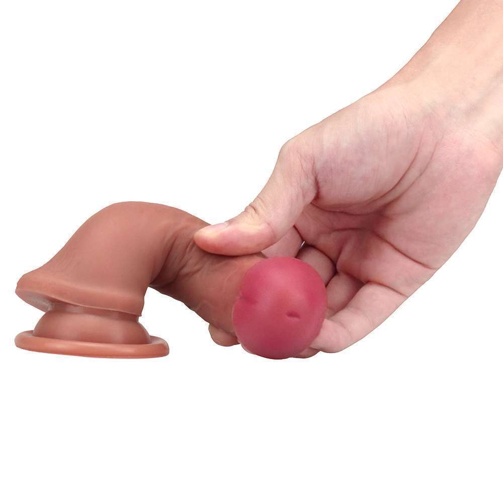 7.1"/18 cm Realistic Mushroom head Dildo - Big Head