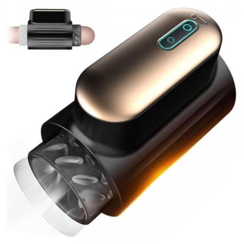 Automatic telescopic rotating Masturbator cup