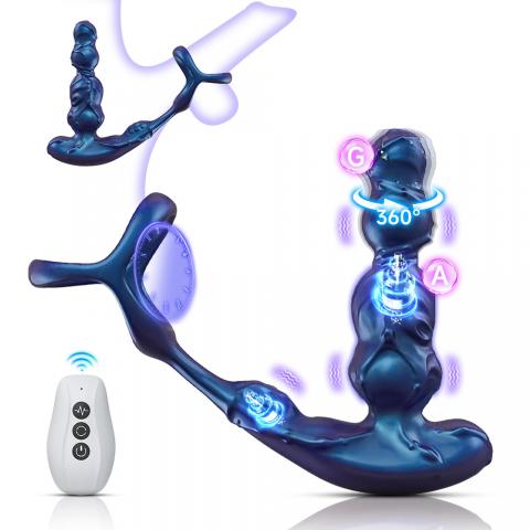 Rotation Vibration Prostate Penetration Massager