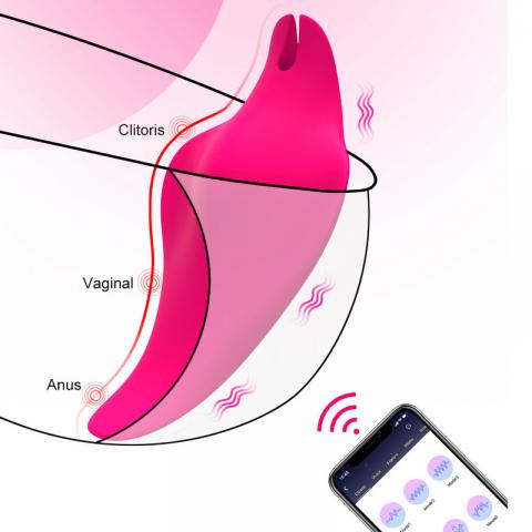 APP+Remote Control Invisible Strap-on Vibrator