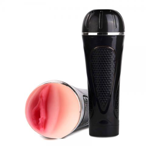Pressing Adjustable Realistic Textured Cup Stroker
