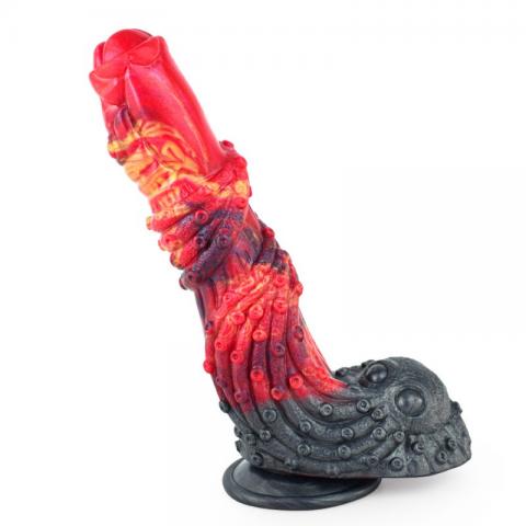 Dragon Color Silicone Dildo - 09