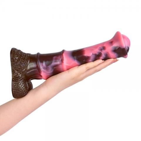 Simulated Animal Dildo 10 IN - F