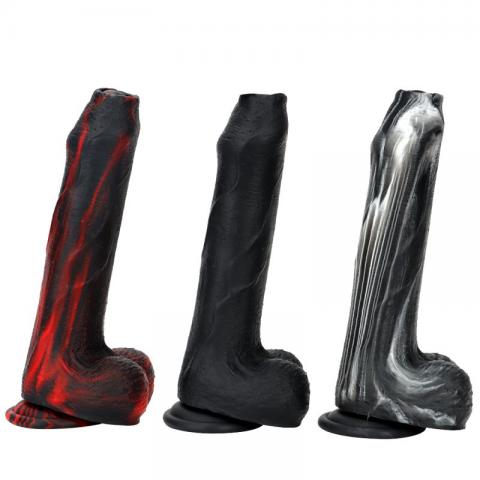 Double Color Silicone Large Dildo -02