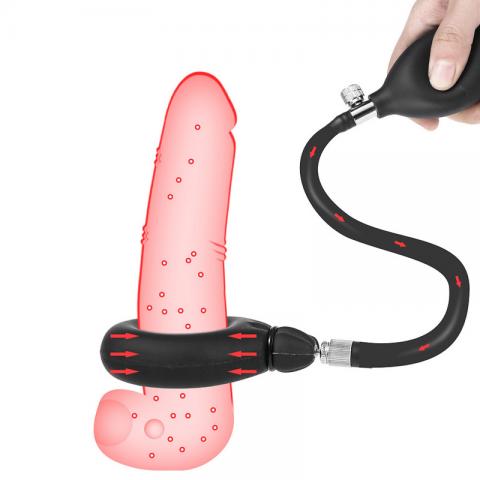 Inflatable Silicone Cock Ring