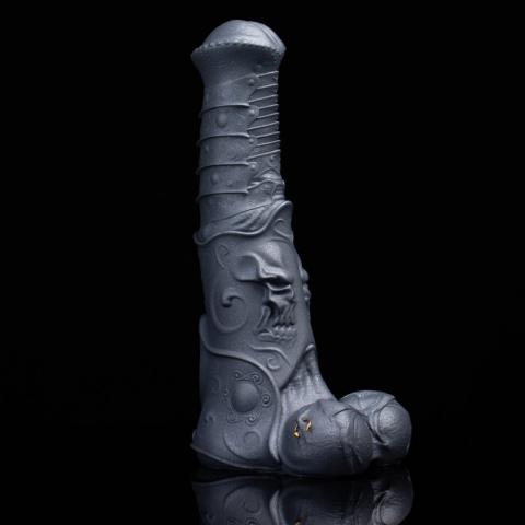 Skeleton 11.8 inch Silicone Realistic Dick