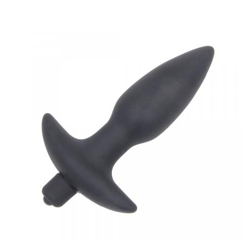 Orissi vibrating G-point silicone anal plug rocket