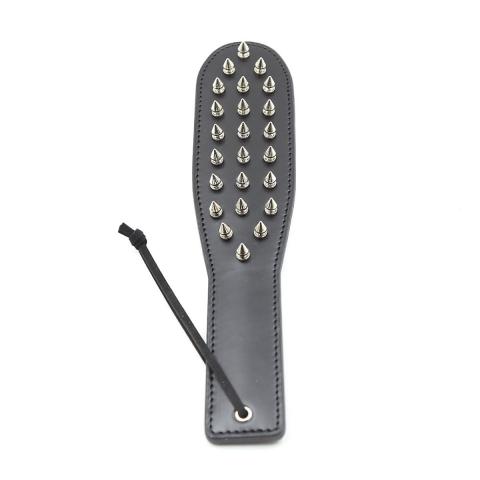 Single side steel nail bright leather hand clapper