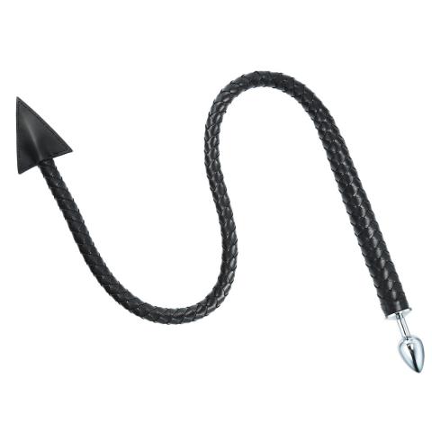 Pu horse whip, triangular leather whip, anal plug toy