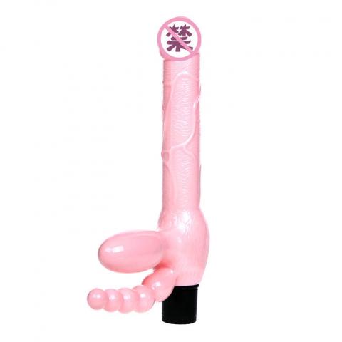 Super Strapless Dildo Lesbian harem pull bead vibrator