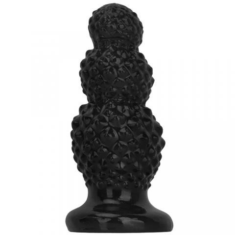 Pulling beads with suction cup anal plug