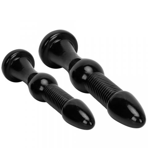 Big head extra long anal plug
