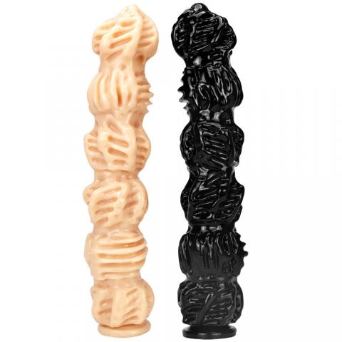 16.14in/3.34in walnut anal plug realistic dildo