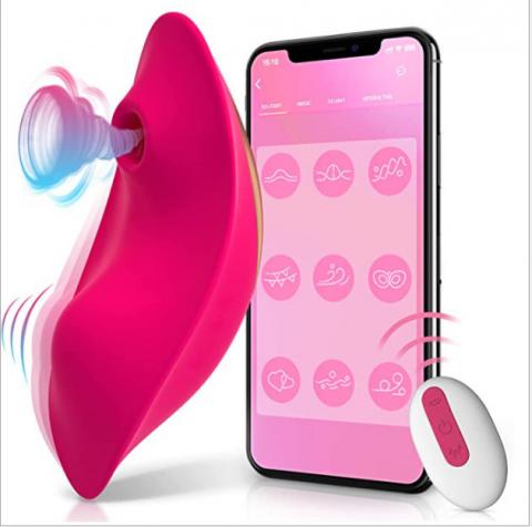 Wearable Panty With Clitoral Sucking APP+Remote Control