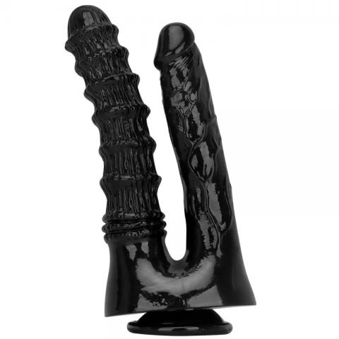 Twin lifelike PVC Double Dildo