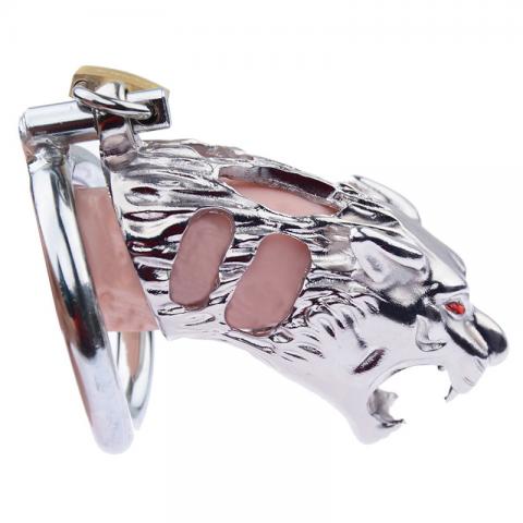 Tiger Chastity Cock Cage