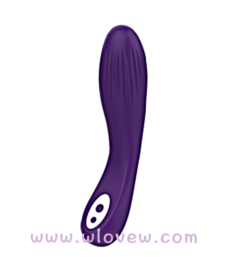 Sex goods soft single vibrator, female vibrator and self masturbation portable massage stick,purple