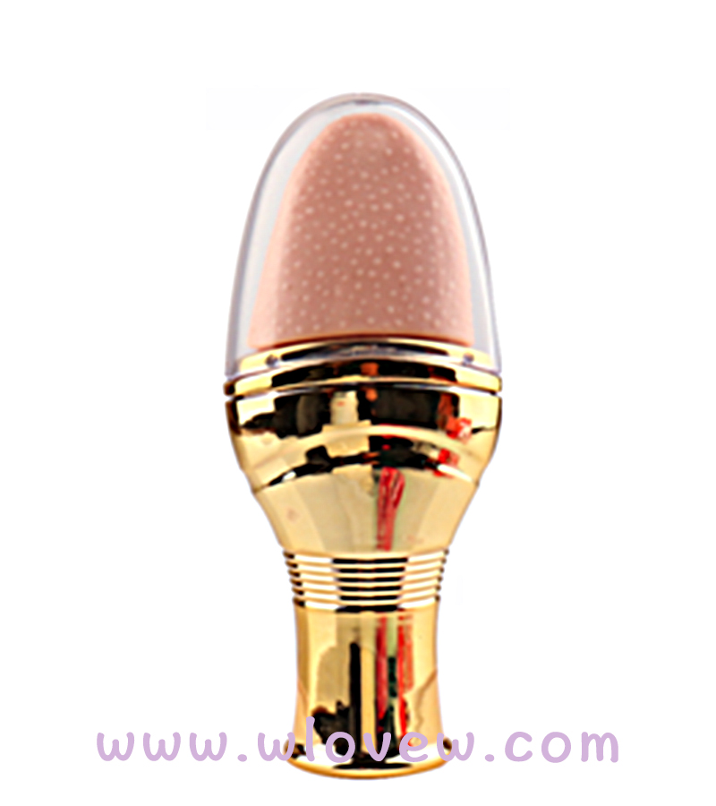 Tongue vibrator, 12 frequency female provocative masturbator,USB charging，golden