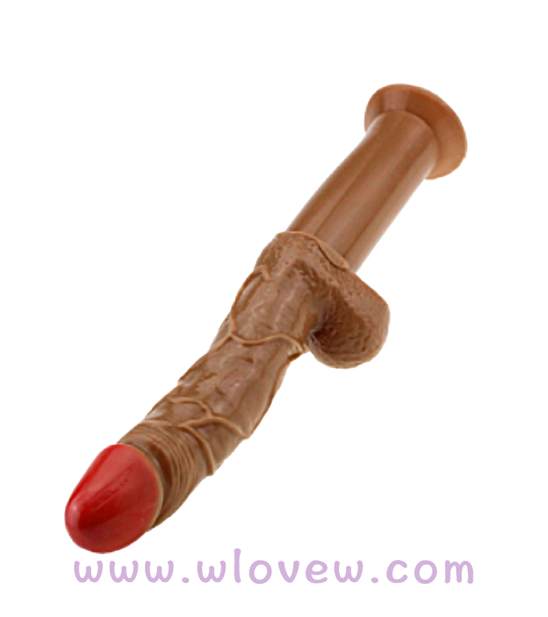 11 inch PVC Realistic dildo Hand (brown)